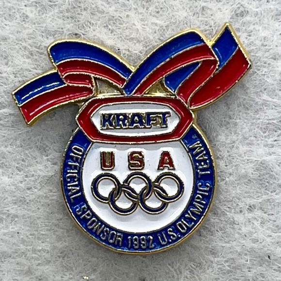 Jewelry - 🔮 5/$25 Vintage Kraft US Olympics 1992 Pin
